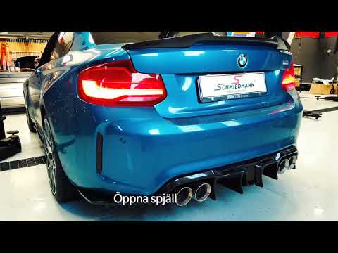 BMW M2 - Armytrix sport exhaust sytem - Closed/Open valves