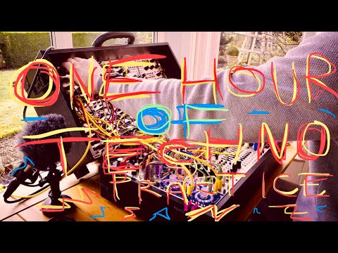 Modular Synth Jam - Improv Techno (1 Hour)