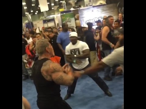 Rich Piana punched/fight LA Expo 2017