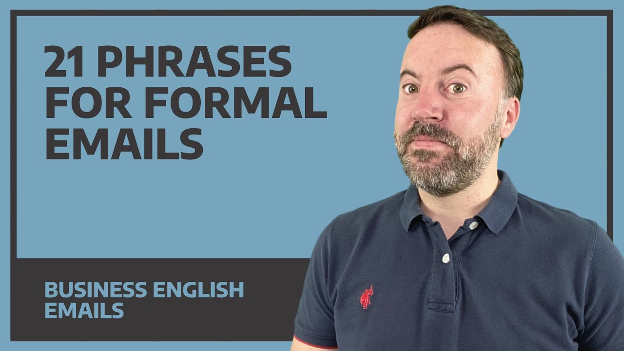 21 Phrases For Formal Emails - Business English (FREE E-phrasebook)
