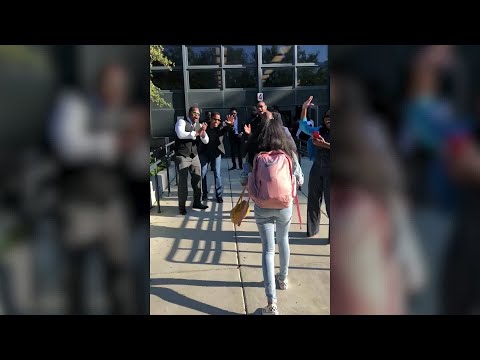 WATCH: Mom Captures Best Back-To-School Welcome In Chicago