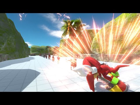 The death run of Knuckles --Animal Revolt Battle Simulator