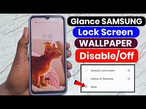 How To Disable Glance Samsung Lock Screen Wallpaper | Samsung Automatic Change Wallpaper Off