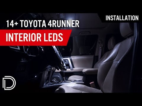 How to Install 2014+ Toyota 4Runner Interior LED Lights