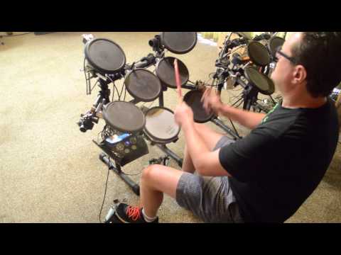 Hans Drom Drum lesson no 3 in 2'4 with 3 fill ins Beginner basics Kata nr 3