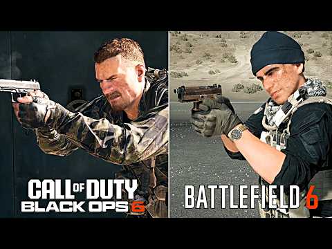 Call of Duty: Black Ops 6 vs Battlefield 6  - 3rd Person Reloads Comparison