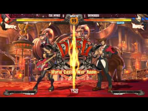 GGXRD REV: Super TSB 3/18/17 - Top 8 Loser's Finals TSB | Mynus (I-no) VS Daymendou (Slayer)