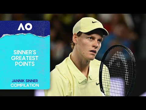 Jannik Sinner's Greatest Points | Australian Open