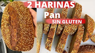 PAN Integral SIN GlUTEN ,SIN LACTOSA, con muy pocos Ingredientes  naturales