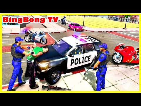 US Police Bike Gangster Chase - US Police Motorbike Police Chase Game - Android Gameplay