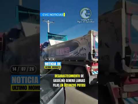 DESABASTECIMIENTO DE GASOLINA GENERA LARGAS FILAS EN BETANZOS