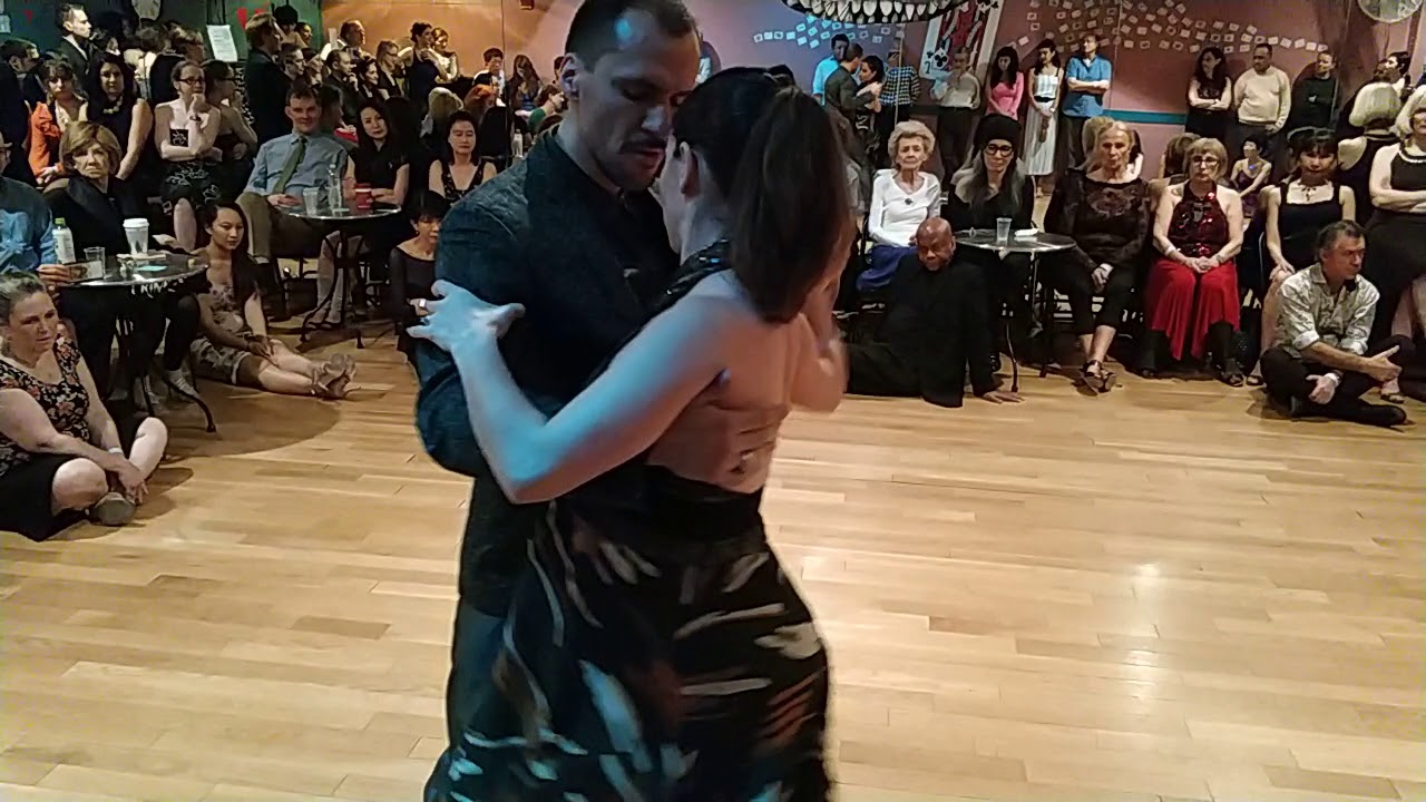 Ana Padron & Diego Blanco performance tango @ Mala Leche Milonga NYC 1/5/2019