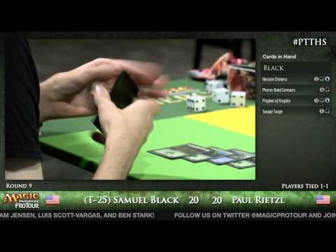 Pro Tour Theros - Theros Draft Round 9 - (T-25) Samuel Black vs. Paul Rietzl