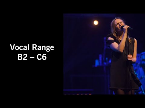 The Vocal Range of Geike Arnaert (Hooverphonic)