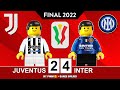 Coppa Italia Final 2022 • Juventus vs Inter 2-4 • Italian Cup • All Goals & Highlights Lego Football