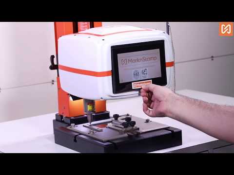 MarknStamp MNS-HTC Rigid: Effortless 2-in-1 Tabletop Marking with Touch Screen