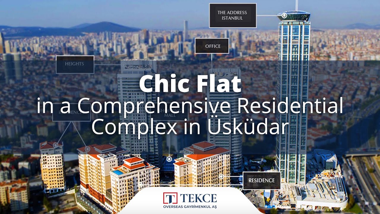 Chic Flat in a Comprehensive Residential Complex in Üsküdar
