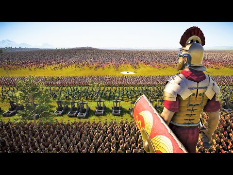 6,000,000 Spartans, Mongols & Crusaders Invades Imperial Roman Army Fortress - UEBS 2