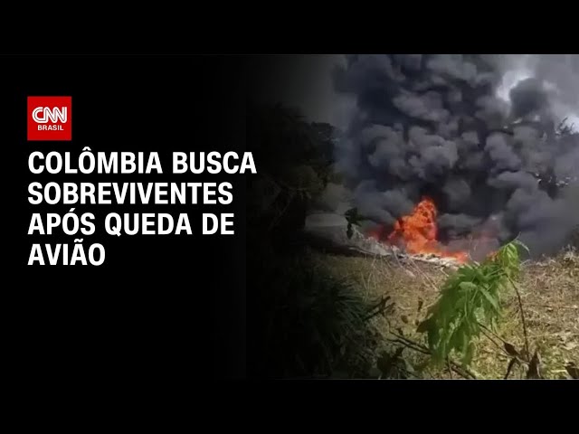 Colômbia busca sobreviventes após queda de avião na fronteira com o Peru | CNN 360°