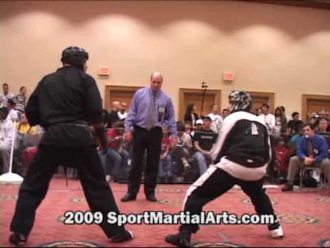 James Decore v  Gaffar Adam - Men's team sparring eliminations - 2009 NBL Supergrands