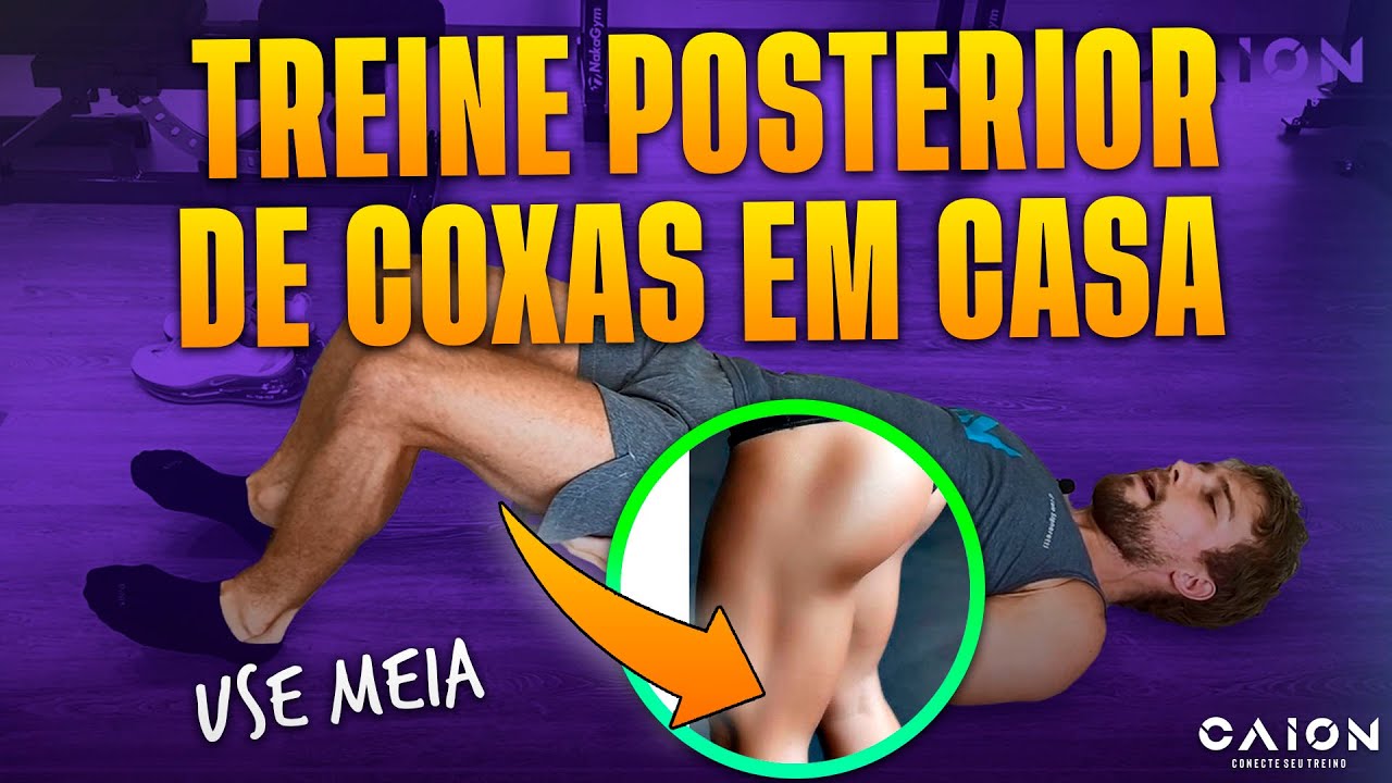 Como treinar posterior de coxas em casa | 4 variações com acessório simples