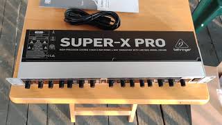 Video thumbnail for Behringer Super-X PRO CX3400 Crossover: Unboxing by Shadrach Jackson