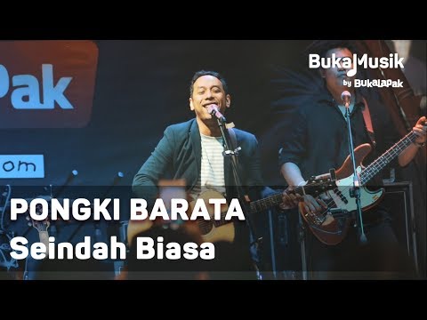 Pongki Barata - Seindah Biasa (with Lyrics) | BukaMusik