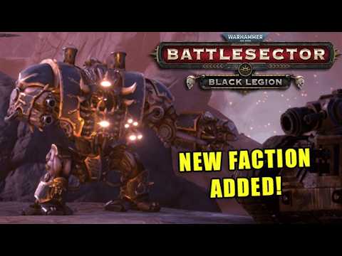W40K: BLACK LEGION Invade Warhammer 40K Battlesector! New Faction Added!