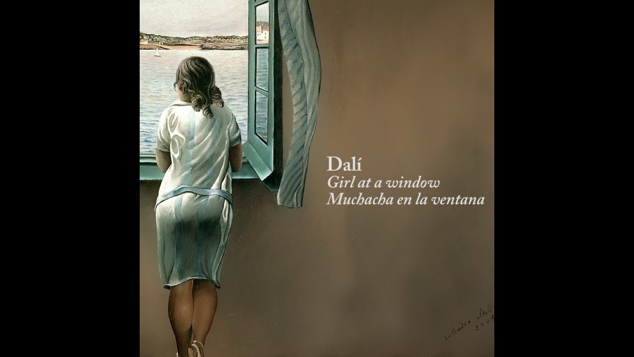 Salvador Dalí, Muchacha en la Ventana. [Paints Alive #1]