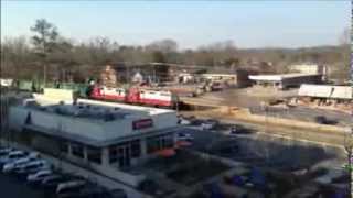 preview picture of video 'Georgia Northeastern Train in Woodstock, GA'
