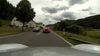 preview picture of video '3 x Porsche fahren zum Nürburgring Teil 2 2013'