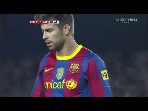 Barcelona vs Valencia 2010-11 La Liga full match HD