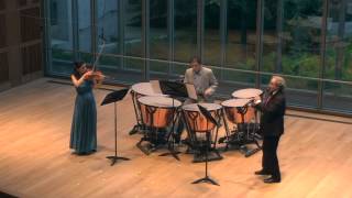 Matan Porat: Start-time for Clarinet, Violin and Timpani - ChamberFest Cleveland (2013)