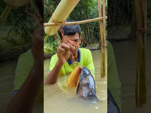 The Unique Trapping Fishing System With Banana Peel#trapping_fishing#video