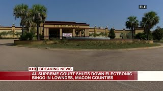 AL Supreme Court shuts down electronic bingo in Lowndes, Macon counties