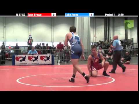 Mens FS FS 97 KG - Evan Brown vs. Luke Jones