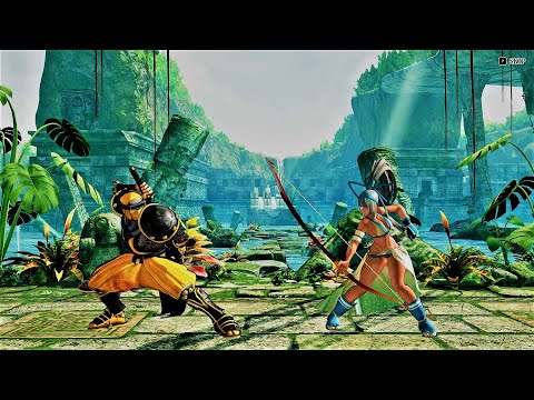 Hanzo Hattori vs Mina Majikina.. ( Hardest Al ) Samurai Shodown