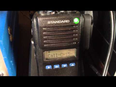 デジタル簡易無線　基地局とモービル局の交信　DCR351