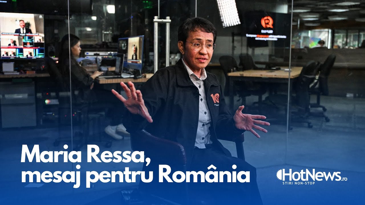 Laureata Nobel Maria Ressa, mesaj pentru România: “Dictatorii în devenire au un avantaj incorect"
