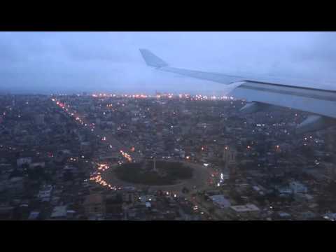 Landing at Cotonou Airport