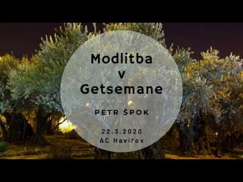 22.03.2020 Petr Špok - Modlitba v Getsemane