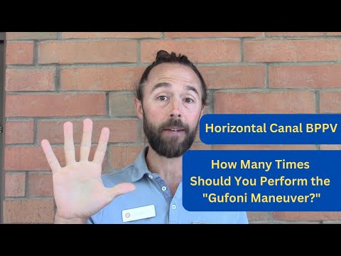 How Many Times Should You Perform the "Gufoni Maneuver"? (for Horizontal Canal BPPV)