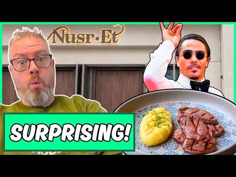 I Review Salt Bae's Cheap Set Menu!! SHOCKED!!
