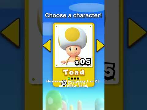 Hidden Character in New Super Mario Bros. U Deluxe! #mariobros #mario #gaming