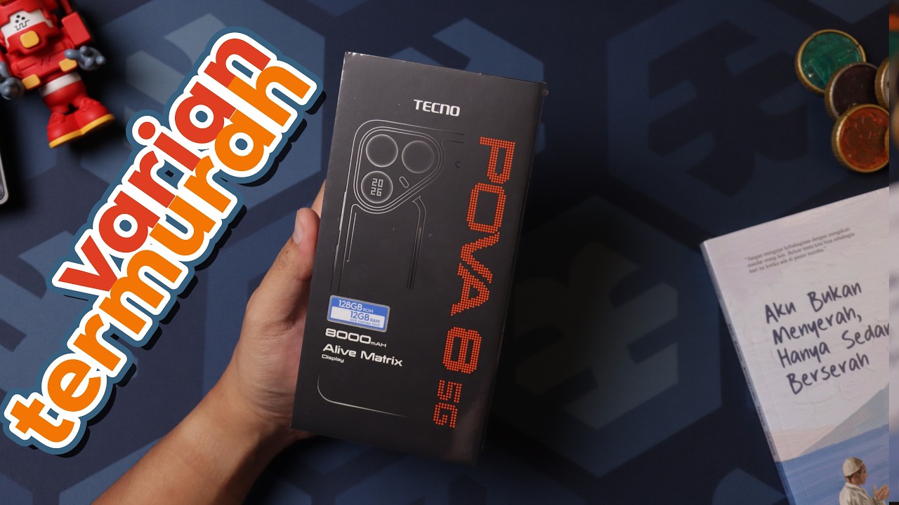Ga Perlu Pre-Order, Malah Lebih Murah yang Ready Stock: Unboxing TECNO POVA 8 Resmi Indonesia