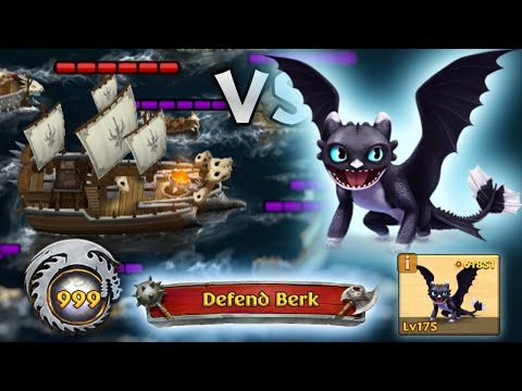 Defend Berk With Teenage Dart (Grown-up Night Light #1) vs. Fleet 999 | Dragons: Rise of Berk