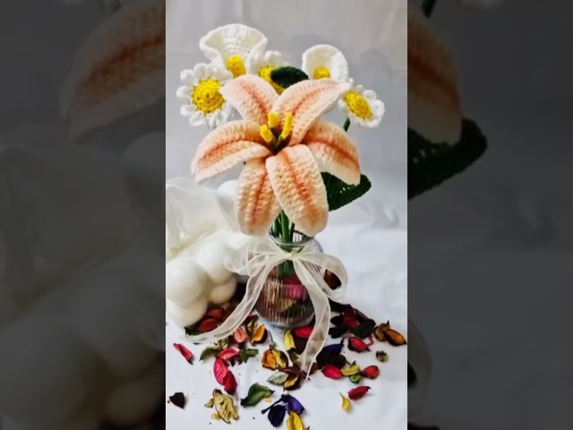 باقة الزنبق والديزي