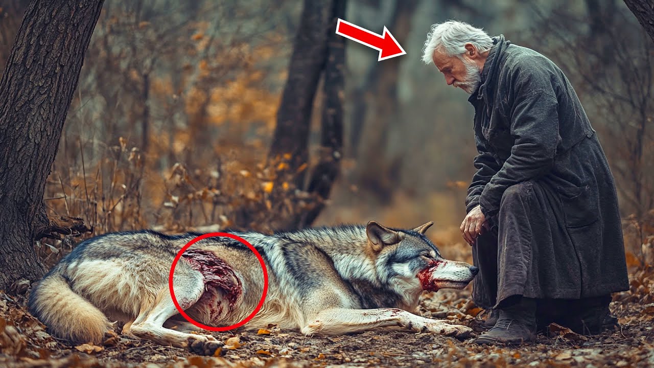 Man Saved Dying Pregnant Wolf, Months Later The Whole Pack Does Something INCREDIBLE!