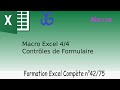 Contrôle de formulaire VBA Excel et Base de données Excel