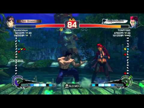 SSF4 AE: Ryukichikun (FeiLong) vs Tonpy (Viper) - Ranked Match (720p HD)